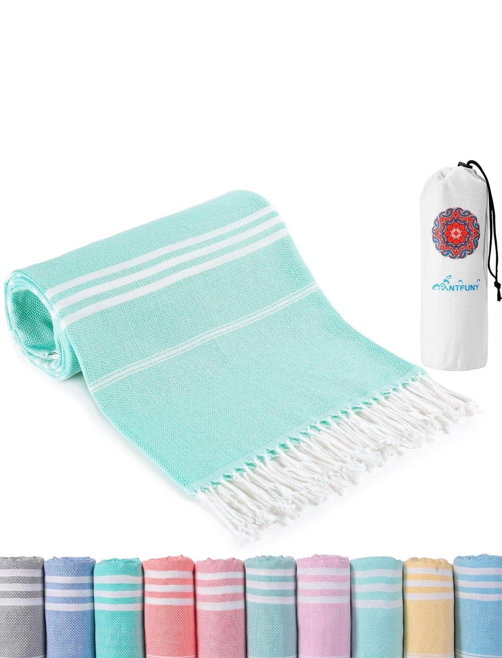 Turkish Beach Towels Vacation Essentials Quick Dry Sand Free Oversized Bath Pool Swim Towel Extra Large XL Blanket Adult Travel Cruise Accessories Must Haves Clearance Stuff Necessities