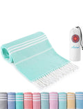 Turkish Beach Towels Vacation Essentials Quick Dry Sand Free Oversized Bath Pool Swim Towel Extra Large XL Blanket Adult Travel Cruise Accessories Must Haves Clearance Stuff Necessities